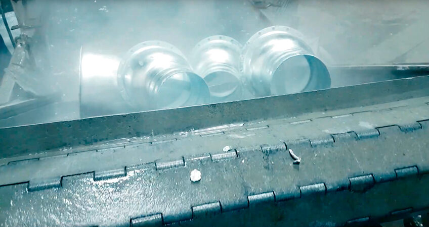 processo di zincatura a caldo in centrifuga-Amma spa